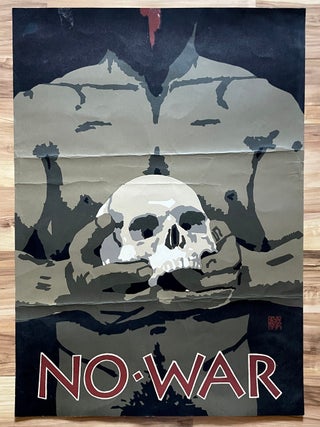 No War: Original David Lance Goines Gulf War Protest Poster (1991)