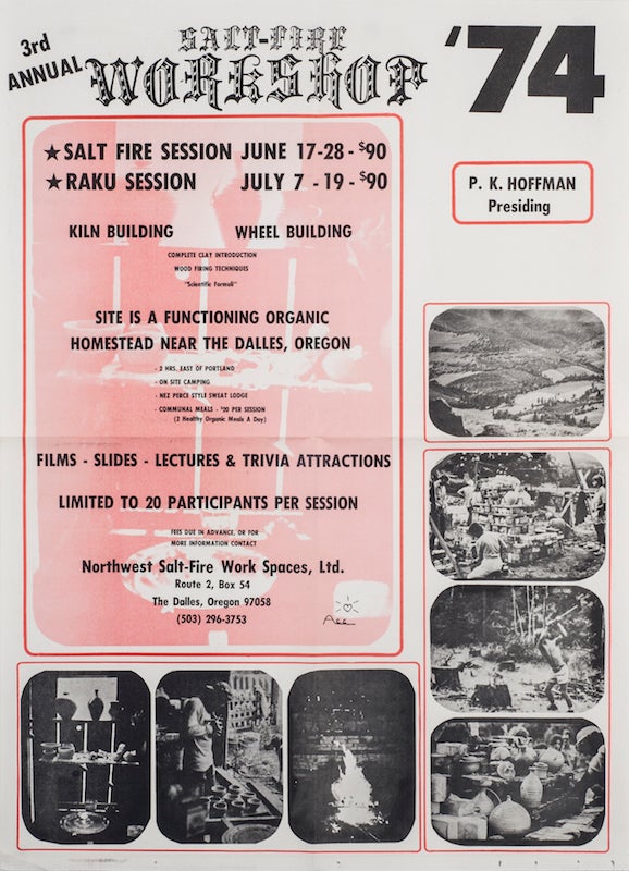 Item #241 Salt-Fire Workshop Poster (1974)