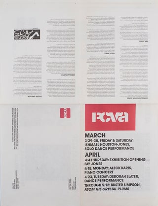 PCVA Brochure / Event Poster: 1985