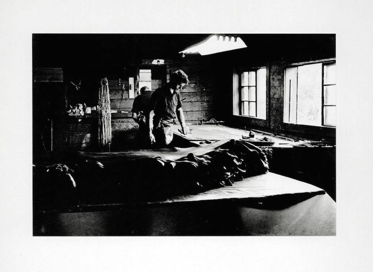 Item #416 Oregon Tannery Photograph [work table]