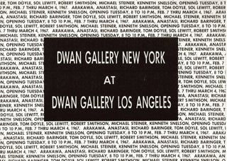 Item #433 Dwan Gallery New York at Dwan Gallery Los Angeles