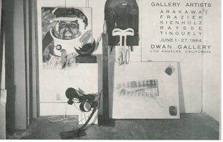 Item #493 Dwan Gallery: Arakawa, Frazier, Kienholz, Raysse, Tinguely