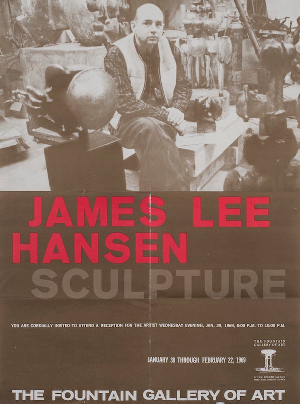 Item #495 James Lee Hansen: Sculpture 1969. James Lee Hansen.