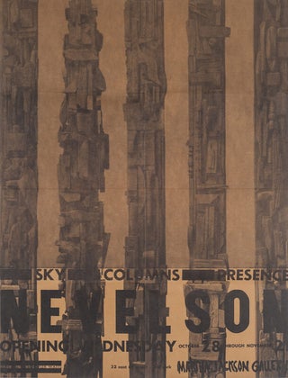 Item #497 Louise Nevelson: Sky Columns Presence. Louise Nevelson