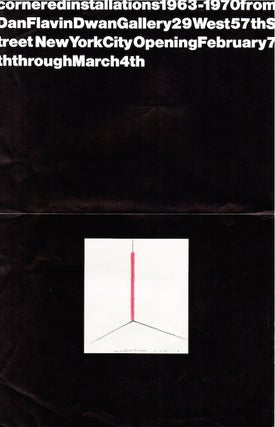 Item #551 Cornered Installations 1963-1970 from Dan Flavin: Dwan Gallery. Dan Flavin