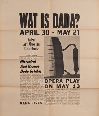 Item #566 Wat is Dada? Jack Eyerly