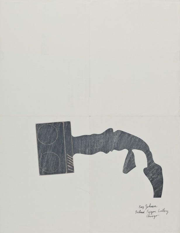 Item #68 Ray Johnson: Richard Feigen Gallery (1966). Ray Johnson.