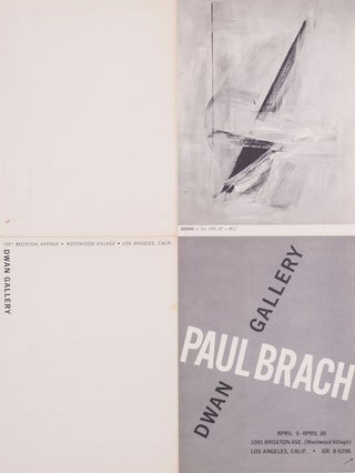 Item #791 Paul Brach: Dwan Gallery