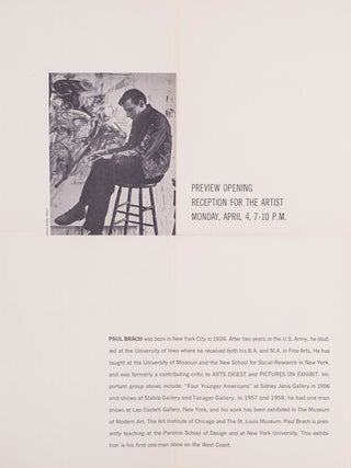 Paul Brach: Dwan Gallery