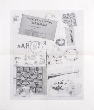 Item #825 Robert Rauschenberg: Dwan Gallery (1962). Robert Rauschenberg