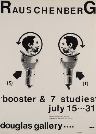 Item #83 Robert Rauschenberg: Booster & 7 Studies, Douglas Gallery. Robert Rauschenberg