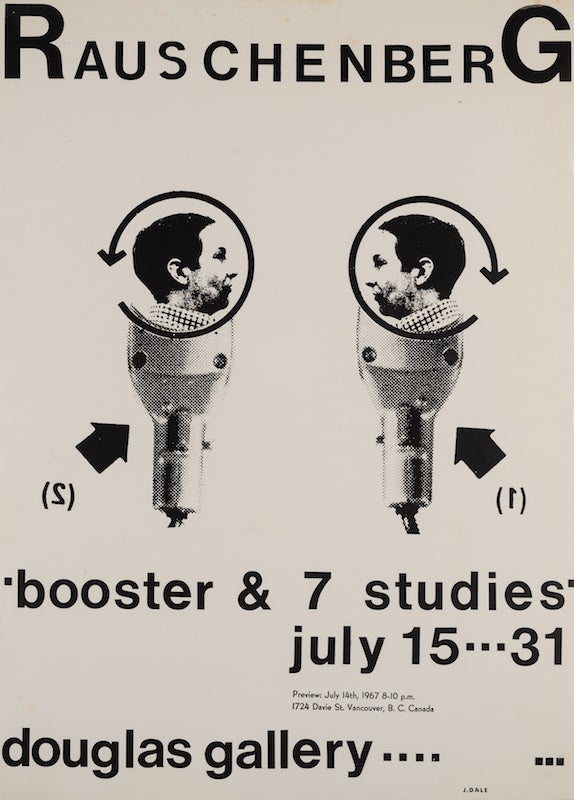 Item #83 Robert Rauschenberg: Booster & 7 Studies, Douglas Gallery. Robert Rauschenberg.
